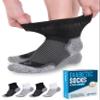 Doctor's Select Diabetic Socks for Men and Women - 4 Pairs | Ankle Diabetic Neuropathy for Men | 9-12 | Edema Socks | Loose view 1