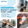 Doctor's Select Diabetic Socks for Men and Women - 4 Pairs | Ankle Diabetic Neuropathy for Men | 9-12 | Edema Socks | Loose view 4