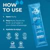 MyHy Liquid Hydration Packets, Electrolyte Drink Mix for Adults & Kids Hydration Support, Dehydration Relief for Travel, Pregnancy, Fitness, Bachelor & Bachelorette Party  Berry, 50 Count view 3