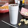 AMZ Empire 24 Oz Foam Cups With Lids, Insulated Foam Disposable White Coffee Cup With Cover Lid, Pack of 40 Sets For Hot or Cold Drink, 40/Case view 2