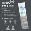 MyHy ZERO Liquid Hydration Packets, Sugar Free Electrolyte Drink Mix for Hydration Support, Dehydration Relief for Travel, Pregnancy, Fitness, Bachelor & Bachelorette Party  Pure, 50 Count view 3