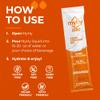 MyHy ZERO Liquid Hydration Packets, Sugar Free Electrolyte Drink Mix for Hydration Support, Dehydration Relief for Travel, Pregnancy, Fitness, Bachelor & Bachelorette Party  Orange, 5 Count view 3