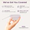 EcoBlossom Reusable Menstrual Disc with Removal String - The Most Reliable Medical Grade Silicone Period Discs - Comfortably use for 12 Hours (White) view 2