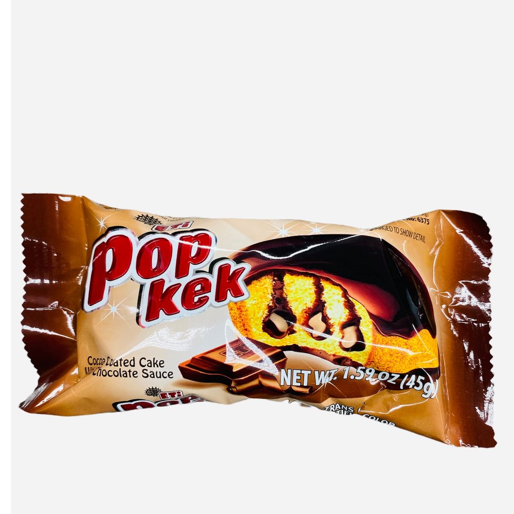ETI PopKek [ Cocoa Coated Cake with Chocolate Sauce] (pack of 24)
