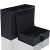 RUIFYRAY Large Black Luxury Magnetic Gift Box with Lid, Ribbons and Gift Bag, 12.2x8.7x4 Inches, Great for Christmas, New Year, Wedding, Birthdays, Man view 1