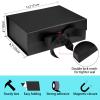 RUIFYRAY Large Black Luxury Magnetic Gift Box with Lid, Ribbons and Gift Bag, 12.2x8.7x4 Inches, Great for Christmas, New Year, Wedding, Birthdays, Man view 2