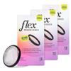 Flex Menstrual Discs | Disposable Period Discs | Reduce Cramps & Dryness | Beginner-Friendly Tampon Alternative | Capacity of 5 Super Tampons | Made in Canada | 3-Pack (36 Total Count) view 1