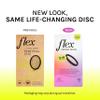 Flex Menstrual Discs | Disposable Period Discs | Reduce Cramps & Dryness | Beginner-Friendly Tampon Alternative | Capacity of 5 Super Tampons | Made in Canada | 3-Pack (36 Total Count) view 2