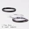 Flex Menstrual Discs | Disposable Period Discs | Reduce Cramps & Dryness | Beginner-Friendly Tampon Alternative | Capacity of 5 Super Tampons | Made in Canada | 3-Pack (36 Total Count) view 3