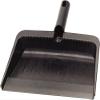 4 Set - 36143703 Flexible Plastic Dustpan, 12" Length, 12" Width, Black view 1
