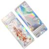 PABCK 200 Pieces 2.36x5.9 inch (Inside Size 1.9x4.65 inch) Resealable Foil Pouch Clear Front Heat Seal Bags with Hang Hole for Zip Food Storage Lock Bag Reclosable Airtight Zipper Lock Packaging view 1