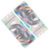 PABCK 200 Pieces 2.36x5.9 inch (Inside Size 1.9x4.65 inch) Resealable Foil Pouch Clear Front Heat Seal Bags with Hang Hole for Zip Food Storage Lock Bag Reclosable Airtight Zipper Lock Packaging view 4