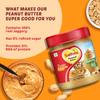 BBRATS Saffola Peanut Butter with Jaggery | No Refined Sugar| Crunchy| 24.3g Protein, 350g view 3