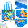 12Pcs Pool Party Favors Gift Bags Summer Beach Swimming Theme Non-Woven Gift Treat Bags with Handles for Summer Pool Party Supplies view 3