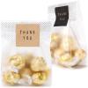 LOKQING Cellophane Treat Bags Cookie bags for Packaging Clear Gift Bag with Stickers for Cookies, Candy, Chocolates(Black Dot, 9x3.2inch) view 1