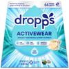 Dropps Activewear Biobased Power Laundry Detergent Pods, Crisp Breeze (64 Count) - Laundry Pods Fights Tough Stains & Odors, Sweat & Dirt - HE Compatible Laundry Supplies for Clean Clothes view 1