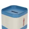 Blade Disposal Case Storage Bank, Blade Bank for Blade Storagement, Iron Detachable Cover Large Capacity Waste Blades Storage Box for Barber Shop(Blue) view 4
