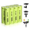 Kruta Ni-MH AA Rechargeable Batteries, Double A 1600mAh High Capacity 1.2V Pre-Charged for Garden Landscaping Outdoor Solar Lights, String Lights, Pathway Lights (AA-1600mAh-8 Pack) view 1