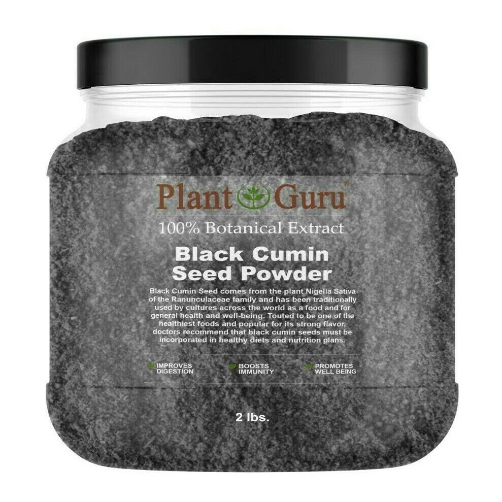 Black Cumin Seed Powder Ground 2 lbs. Jar - Nigella Sativa - Kalonji 100% Pure Natural Herb Spice.
