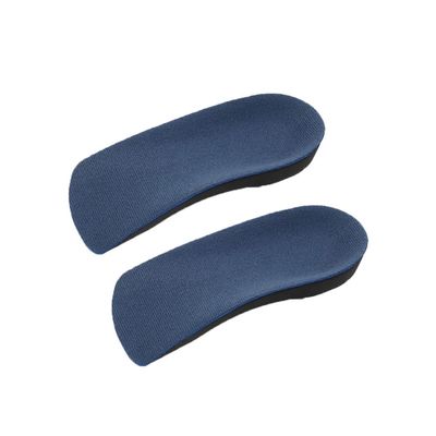 1pair Orthotic Insoles for Women Foot Support Pads for Plantar Arch Support Metatarsal Cushion Black