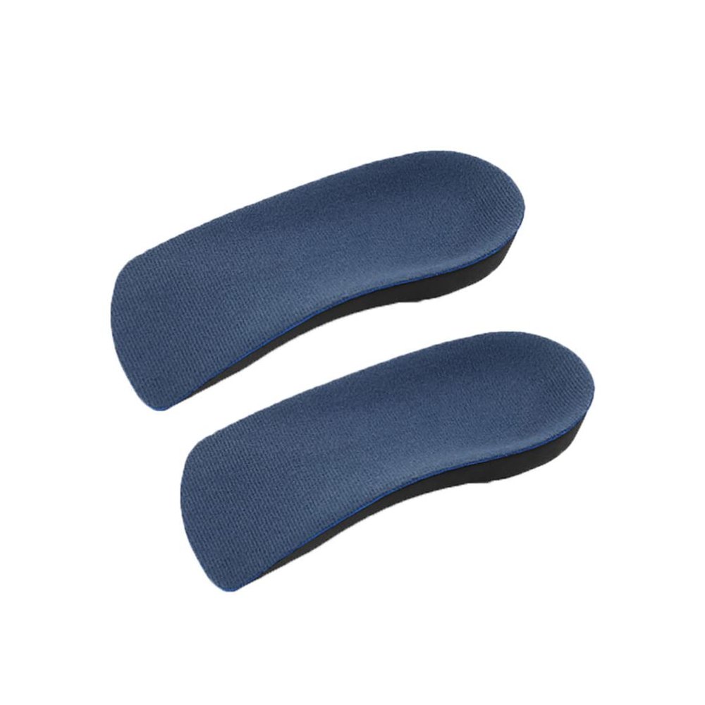 1pair Orthotic Insoles for Women Foot Support Pads for Plantar Arch Support Metatarsal Cushion Black