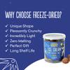 Super Garden Freeze Dried Ice Cream Banana | Crunchy and Creamy Freeze Dried Candy | Banana Ice Cream loved by Kids | Perfect Backpacking Food | No Melting Freeze Dried Dessert for On-the-Go Enjoyment | Space and Astronaut Food | 1.41oz view 2