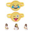 FOMI Kids Hot Cold Gel Ice Packs | 2 Pack | Multi-Use Fun Smiley Designed Wrap for Head, Eyes, Elbow, Wrist, Ankle, Knee | Pain Relief for Children Boo Boos, Fever, Sinus, Headache | Reusable Compress view 1