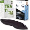The Eye Doctor Essential Treatment Bundle - Reusable Hot Cold Eye Compress & 20x Single Use Tea Tree Eyelid Wipes for Dry Eye, Blepharitis & MGD - Microwave Safe Mask view 1