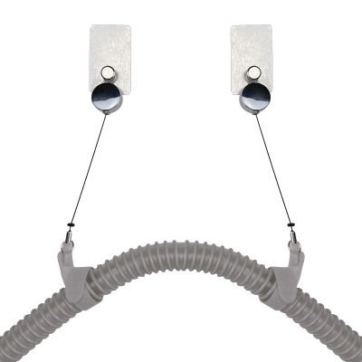 CPAP Hose Holder for Bed CPAP Tube Hanger with Retracting Reel Increased Range of Motion CPAP Supplies for Resmed Respironics and More