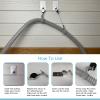 CPAP Hose Holder for Bed CPAP Tube Hanger with Retracting Reel Increased Range of Motion CPAP Supplies for Resmed Respironics and More view 2