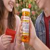 Funny Love Sick Valentine's Day Multicolored Fruit-Flavored Button-Shaped Candies Candy In Jumbo 6 Ounce Pill Bottle Fun Gag Gift Valentines Candy Share The Rainbow view 4