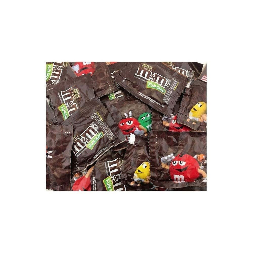 BEEQ M&M's Milk Chocolate Fun Size Candy, Bulk Pack, 5 POUNDS