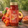 Green Jay Gourmet Peach Habanero Jam - All-Natural Peach Jam with Fresh Peaches, Habanero Peppers & Lemon Juice - Vegan, Gluten-free Jam with No Preservatives - Made in USA - 2 x 20 Ounces view 3