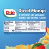 Dole Fruit Bowls Diced Mango in 100% Juice Snacks, 4oz 36 Total Cups, Gluten & Dairy Free, Bulk Lunch Snacks for Kids & Adults view 2