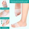 DYKOOK Gel Metatarsal Sleeves and Bunion Cushions 2Pack Thickened Metatarsal Silicone Pad Protector Bunion Pad Sleeve for Bunions Forefoot Pain Relieved and Friction Prevented view 2