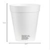 AMZ Empire Foam Cups With Lids Disposable 16 Ounce Set of 50 For To Go Hot/Cold Drink Coffee Tea Beverage view 3
