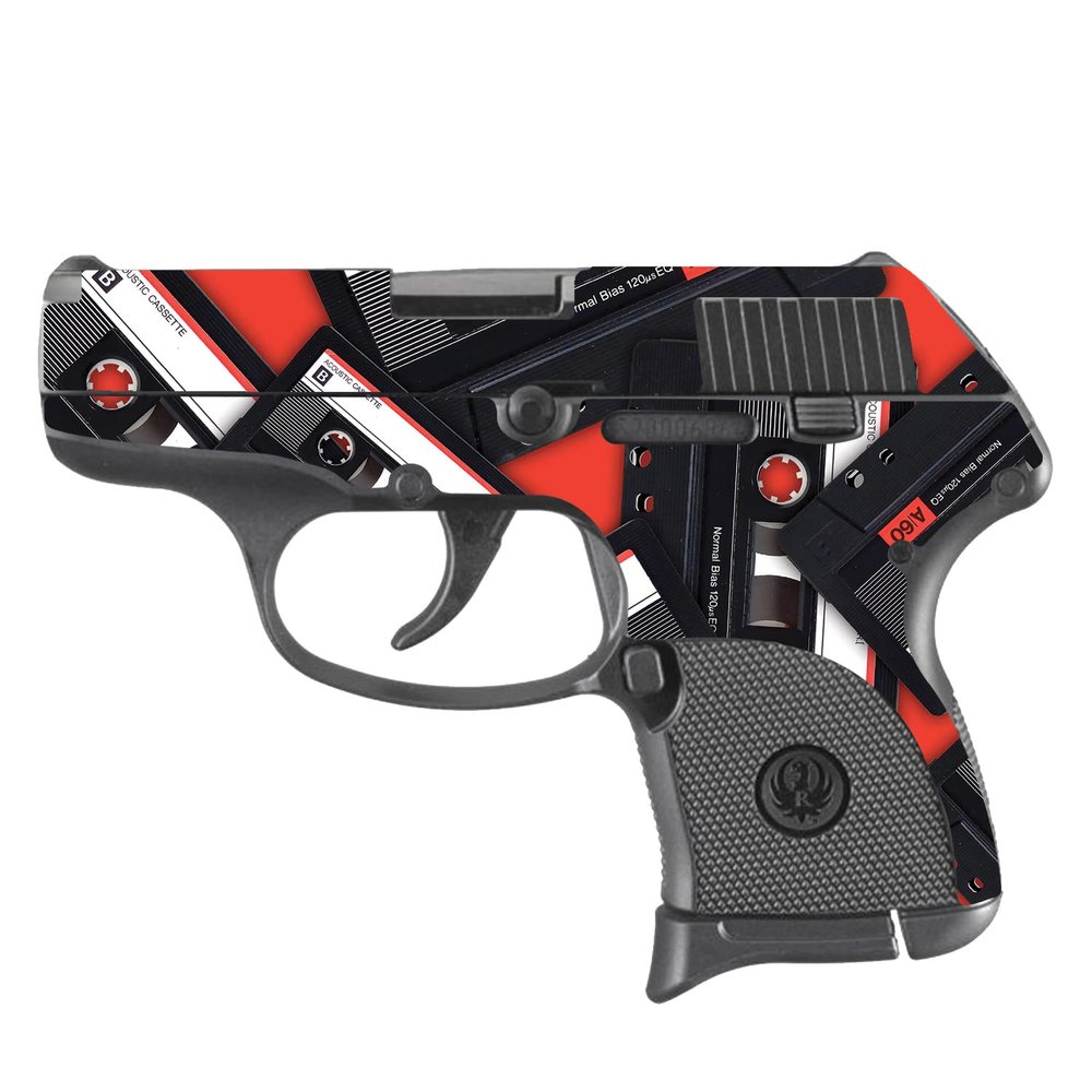 MightySkins Skin Compatible with Ruger LCP 380 - Mixtape | Protective, Durable, and Unique Vinyl Decal wrap Cover | Easy to Apply, Remove, and Change Styles | Made in The USA