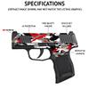 MightySkins Skin Compatible with Ruger LCP 380 - Tropical Hibiscus | Protective, Durable, and Unique Vinyl Decal wrap Cover | Easy to Apply and Change Styles | Made in the USA view 2