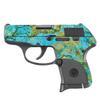 MightySkins Skin Compatible with Ruger LCP 380 - Teal Marble | Protective, Durable, and Unique Vinyl Decal wrap Cover | Easy to Apply, Remove, and Change Styles | Made in The USA view 1
