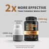 4-in-1 Turmeric and Garlic Supplements with BioPerine  2360mg Turmeric Ginger Root Capsules with Garlic  High Potency Herbal Blend (120 ct, Pack of 3) view 2