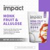 Impact - Monk Fruit Allulose Sweetener, Crystallized Blend Sugar Substitute - Zero Calorie Low-Carb Essential for Low-Carb Recipes - 1lb view 3