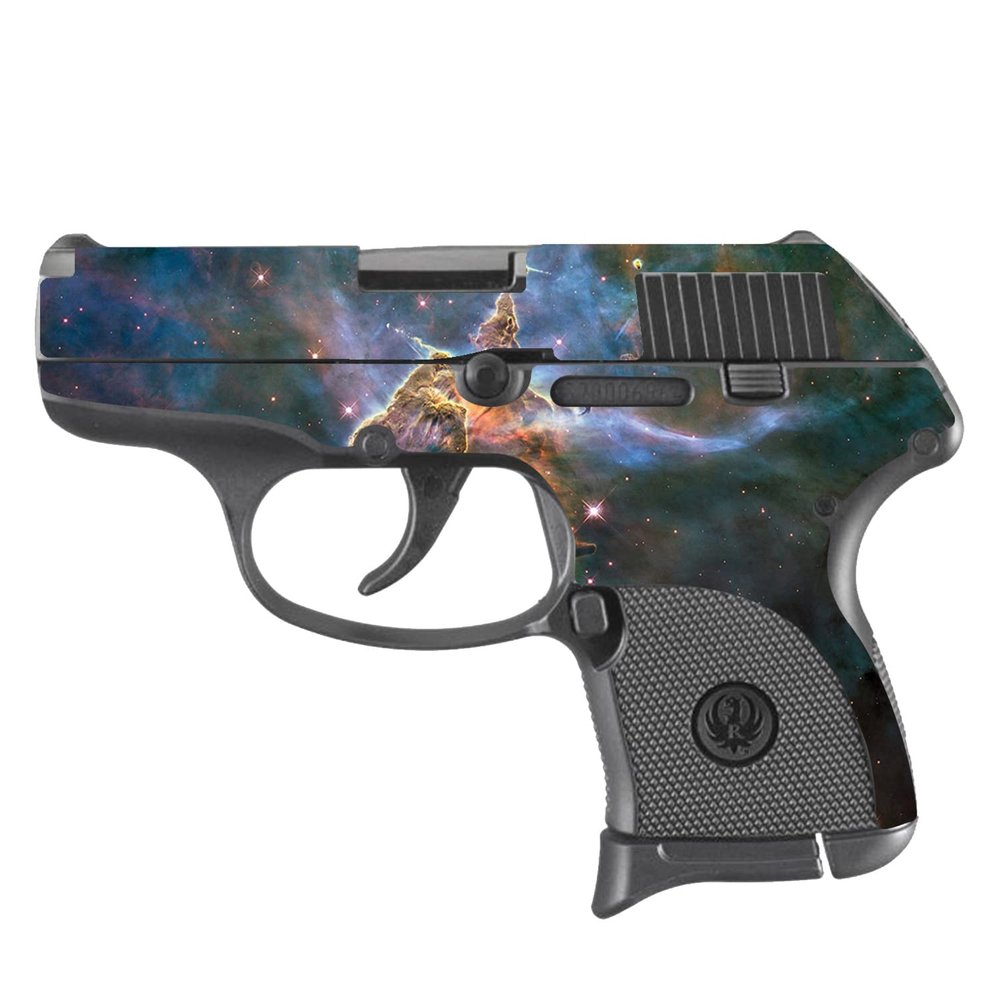 MightySkins Skin Compatible with Ruger LCP 380 - Eagle Nebula | Protective, Durable, and Unique Vinyl Decal wrap Cover | Easy to Apply, Remove, and Change Styles | Made in The USA