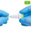 ONE-CARE PRO Safety Lancets, Top Push Button Activated, 21G x 2.4mm, 100/bx, Sterile, Convenient Sampling view 4