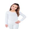 YoRo Naturals Remedywear Long Sleeve Shirt for Eczema, Itchy Skin, Psoriasis - Inflammation Relief with Tencel and Zinc, Long Sleeve Shirt for Kids (White, 8 Years Old) view 1