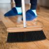 Superio Kitchen Broom Premium Black Tampico Bristles, with Grey Metal Handle, Heavy Duty Household Broom - Easy Swiping Dust and Wisp, Home, Kitchen Bedroom, Lobby, Floors and Corners view 2