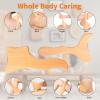 Chumia 10 Pieces Wood Massage Tools Wooden Maderoterapia Kit Therapy Tools Massage Roller Lymphatic Drainage Health Care for Neck Leg Back Arm Body Muscle Pain Relief view 3
