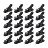 20PCS Hearing Aid Lanyard Clip, Black Plastic Portable Hearing Aid Clip Holder Replacement Accessory for Hearing Aid Lanyards, Mobile Phone Anti Lost Ropes, Access Control Cards view 1