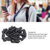 20PCS Hearing Aid Lanyard Clip, Black Plastic Portable Hearing Aid Clip Holder Replacement Accessory for Hearing Aid Lanyards, Mobile Phone Anti Lost Ropes, Access Control Cards view 3