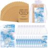 Fumete 300 Pack Funeral Favors Set 100 Self Adhesive Kraft Seed Envelopes 100 Funeral Prayer Cards 100 Organza Bags for Loss of Loved One(Classic Style) view 1
