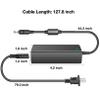 80W AC/DC Adapter Replacement for PR Philips Respironics System One REMstar Pro DOM REF 460P REMstar REF 1091399 CPAP BiPAP Power Supply Cord Cable (Not Replacement for 60W CPAP System) view 2